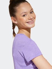 adidas Purple Essentials T-Shirt - Image 4 of 6