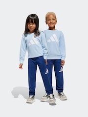 adidas Blue Essentials Tracksuit - Image 1 of 10