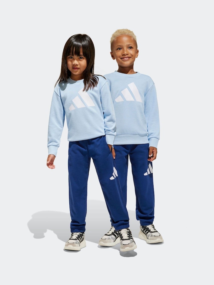 adidas Blue Essentials Tracksuit - Image 1 of 10