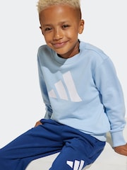 adidas Blue Essentials Tracksuit - Image 5 of 10