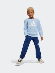 adidas Blue Essentials Tracksuit - Image 7 of 10