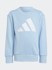 adidas Blue Essentials Tracksuit - Image 9 of 10