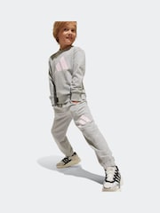 adidas Grey Essentials Tracksuit - Image 5 of 10