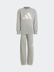adidas Grey Essentials Tracksuit - Image 8 of 10