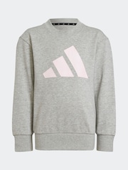 adidas Grey Essentials Tracksuit - Image 9 of 10