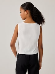 adidas White Essentials 100% Cotton Vest - Image 3 of 5