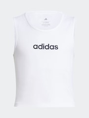 adidas White Essentials 100% Cotton Vest - Image 5 of 5