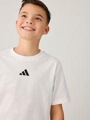 Blanco - adidas Essentials 100% Cotton T-Shirt - Imagen 5 de 6