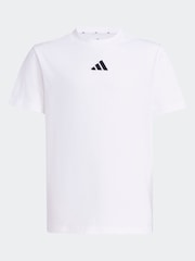Blanco - adidas Essentials 100% Cotton T-Shirt - Imagen 6 de 6