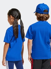 adidas Blue 100% Cotton T-Shirt - Image 2 of 8