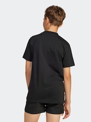 Negro - adidas Essentials 100% Cotton T-Shirt - Imagen 3 de 6