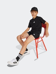Negro - adidas Essentials 100% Cotton T-Shirt - Imagen 4 de 6