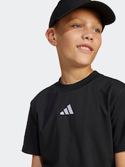Negro - adidas Essentials 100% Cotton T-Shirt - Imagen 5 de 6