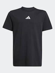 Negro - adidas Essentials 100% Cotton T-Shirt - Imagen 6 de 6