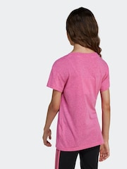 adidas Pink Essentials T-Shirt - Image 2 of 6
