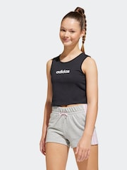 adidas Black Essentials 100% Cotton Vest - Image 1 of 6