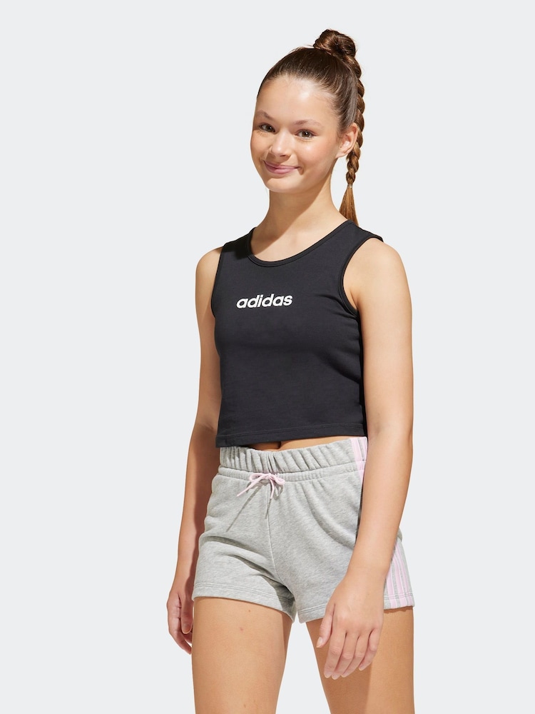 adidas Black Essentials 100% Cotton Vest - Image 1 of 6