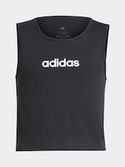 adidas Black Essentials 100% Cotton Vest - Image 6 of 6