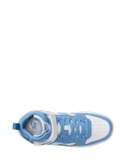 белый/синий Beyond - Nike подростковые кроссовки средней длины Nike Court Borough - Image 3 of 4