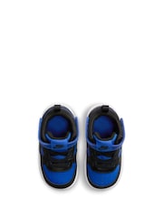 Nike Blue/Black Toddler Court Borough Mid Trainers - Image 6 of 9