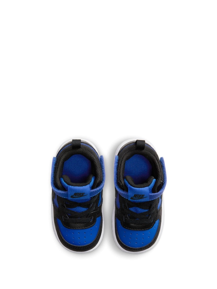 Blauw/Zwart - Nike - Halfhoge Toddler Court Borough sneakers - Image 6 of 9