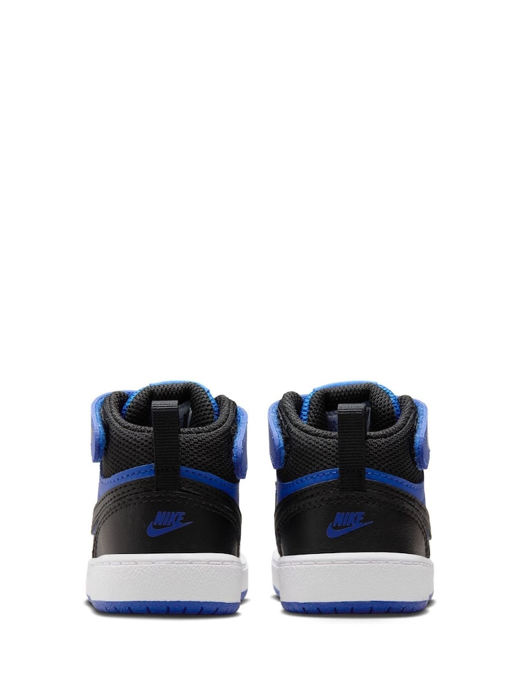 Blauw/Zwart - Nike - Halfhoge Toddler Court Borough sneakers - Image 7 of 9