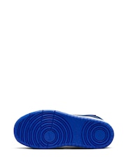 Nike Blue/Black Junior Court Borough Mid Trainers - Image 9 of 11