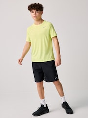 Nike Lemon Yellow Dri-FIT Miler Training Top - Image 2 of 8