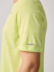 Nike Lemon Yellow Dri-FIT Miler Training Top - Image 8 of 8