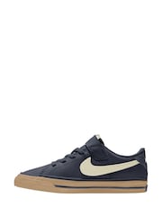 Nike Thunder Blue Junior Court Legacy Trainers - Image 2 of 3