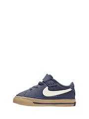 Azul trueno - Zapatillas de deporte para bebé Court Legacy de Nike - Imagen 2 de 3