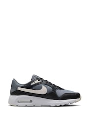 Nike Grey/Navy Air Max SC Trainers - Image 3 of 10