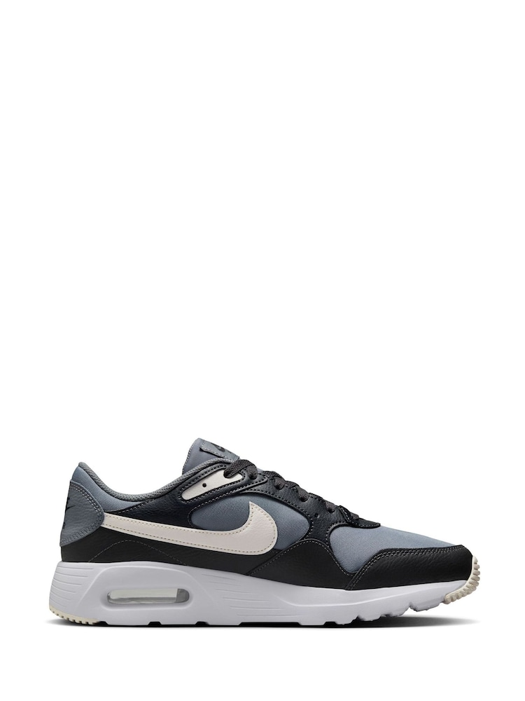 Nike Grey/Navy Air Max SC Trainers - Image 3 of 10