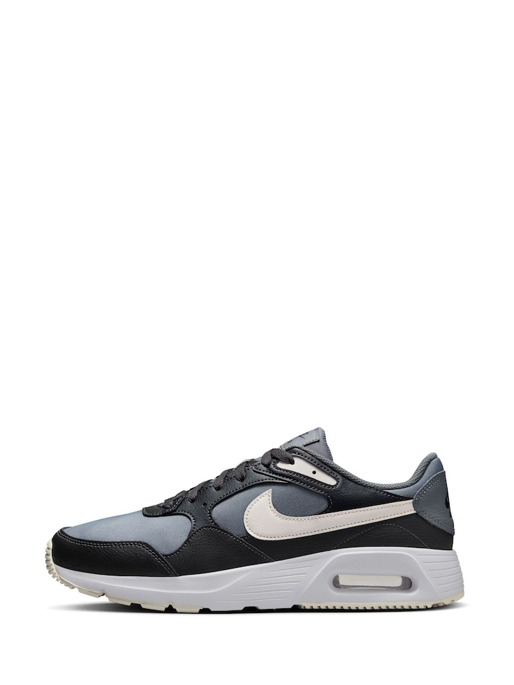 Nike Grey/Navy Air Max SC Trainers - Image 4 of 10