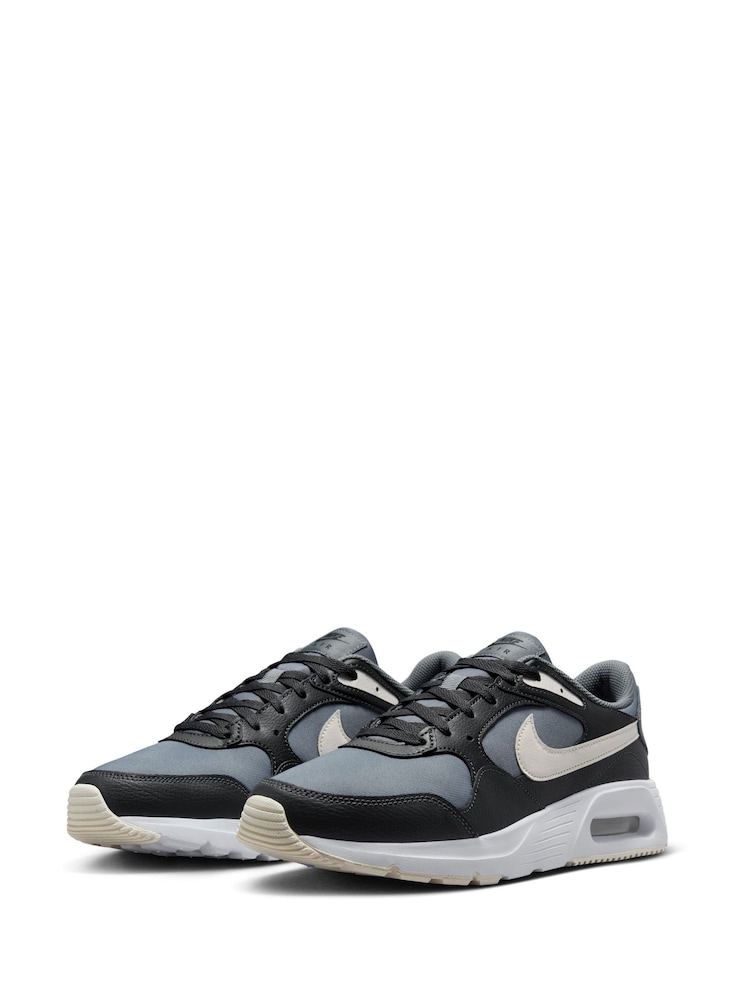 Nike Grey/Navy Air Max SC Trainers - Image 5 of 10