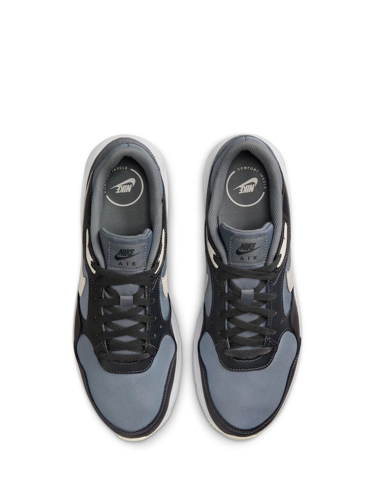 Nike Grey/Navy Air Max SC Trainers - Image 6 of 10