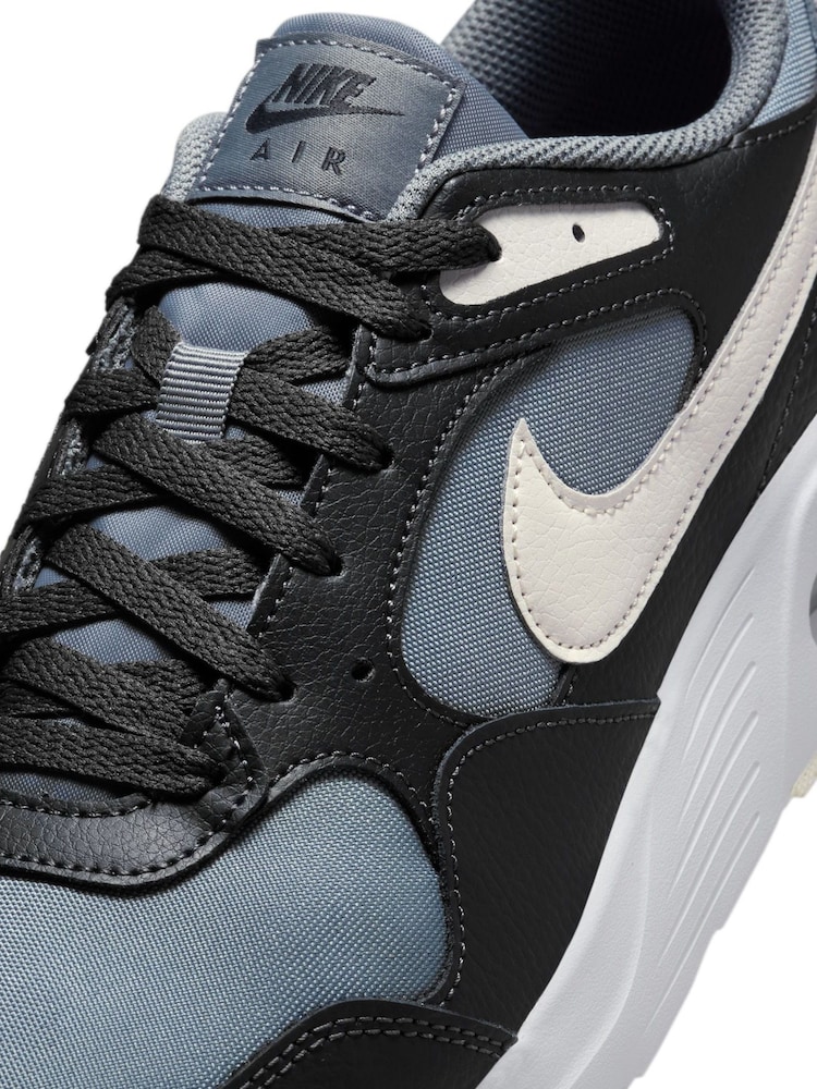 Nike Grey/Navy Air Max SC Trainers - Image 9 of 10