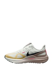 Nike White Brown Structure 25 Road Running Trainers - Image 1 of 5