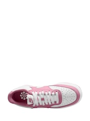 Nike Pink Court Vision Low Trainers - Image 3 of 4