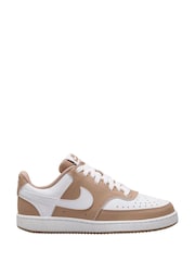 Nike Brown Court Vision Low Trainers - Image 1 of 4