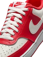 Nike Red Court Vision Low Trainers - Image 8 of 9