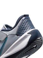 Nike Wolf Grey Blue Junior Omni Multi Court Trainers - Image 10 of 10