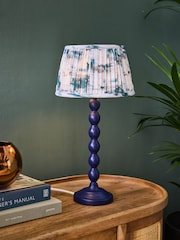 Clarke and Clarke Blue Cetara Bobbin Table Lamp - Image 1 of 6