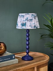 Clarke and Clarke Blue Cetara Bobbin Table Lamp - Image 2 of 6