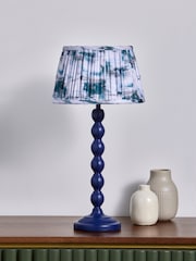 Clarke and Clarke Blue Cetara Bobbin Table Lamp - Image 3 of 6