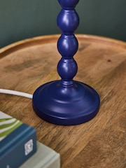 Clarke and Clarke Blue Cetara Bobbin Table Lamp - Image 5 of 6