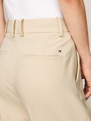 Tommy Hilfiger White Relaxed Straight Leg Trousers - Image 4 of 6