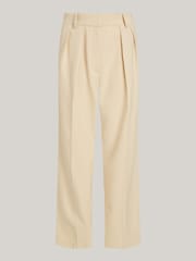 Tommy Hilfiger White Relaxed Straight Leg Trousers - Image 5 of 6