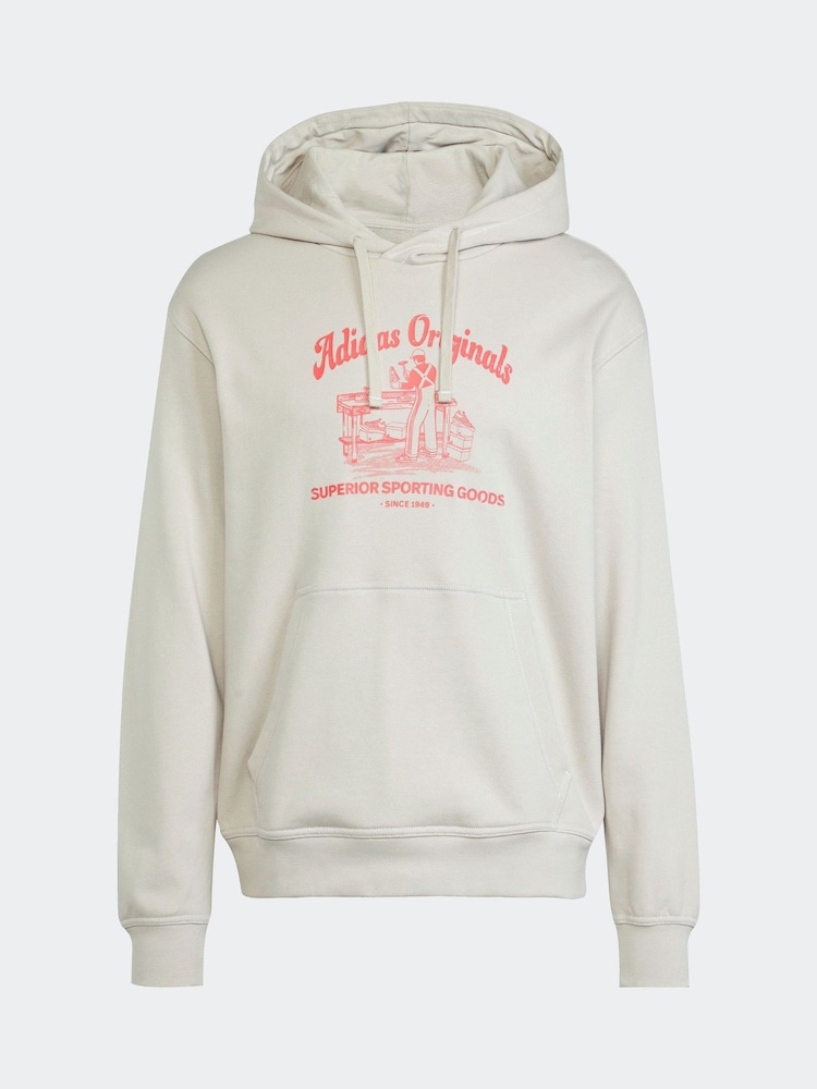 Grau - adidas Originals Graphic Hoodie - Bild 6 von 6