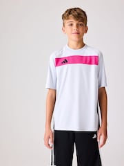 adidas Grey / Pink Tiro Essentials Short - Image 1 of 3